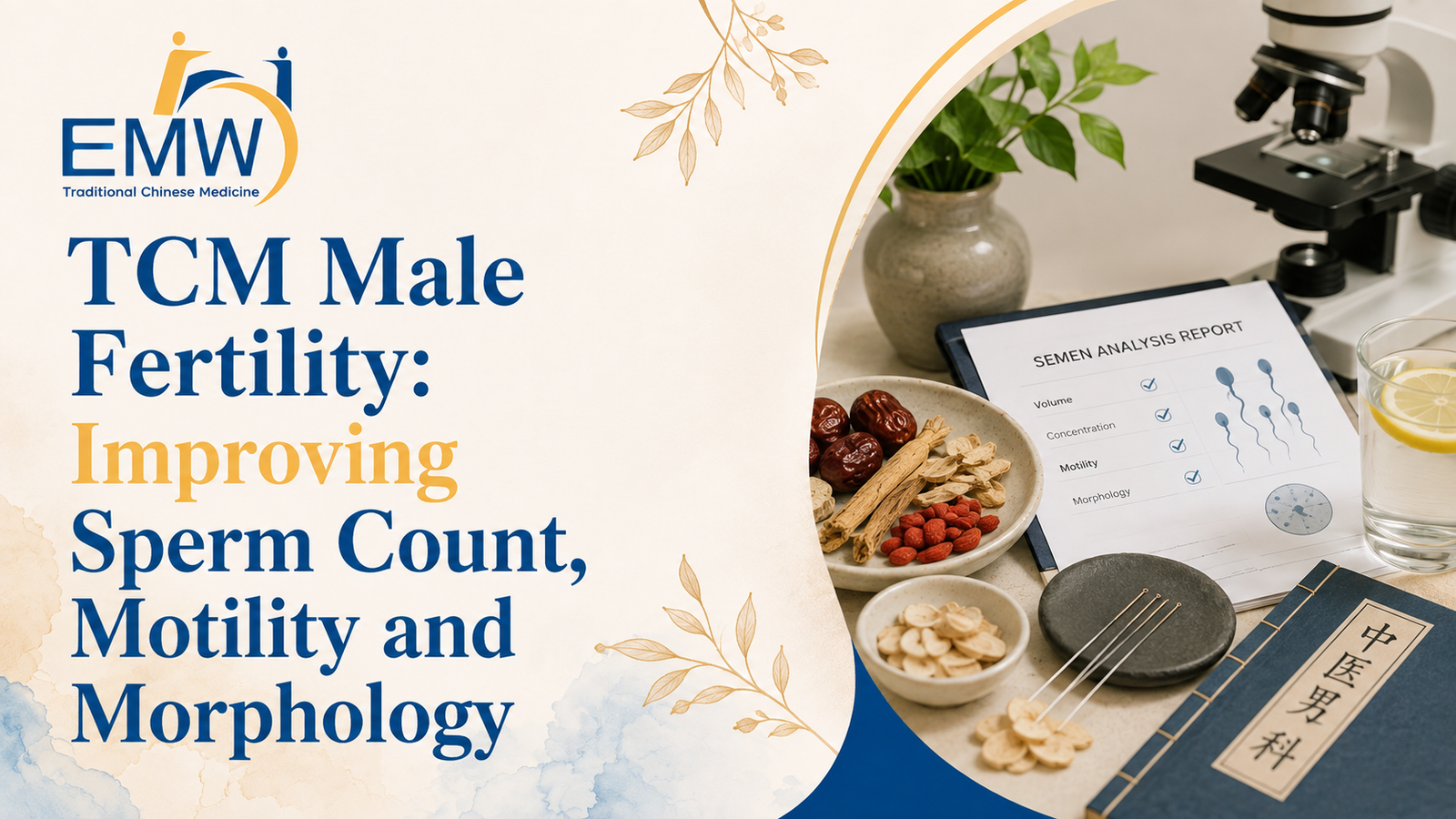 TCM Male Fertility Improving Sperm Count, Motility and Morphology