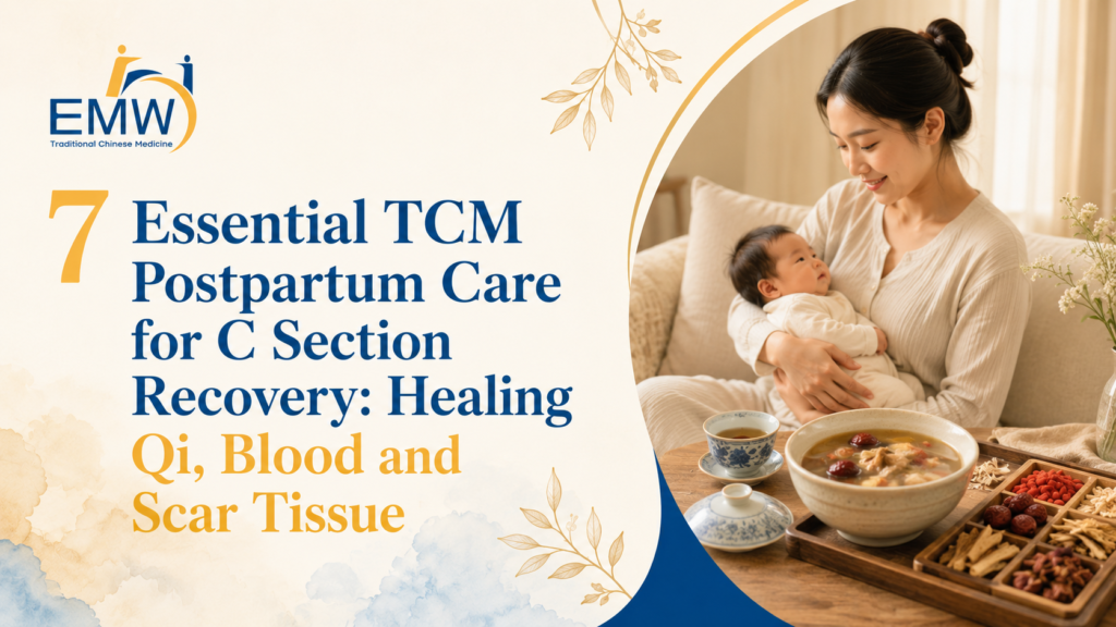 7 Essential TCM Postpartum Care for C Section Recovery Healing Qi, Blood and Scar Tissue