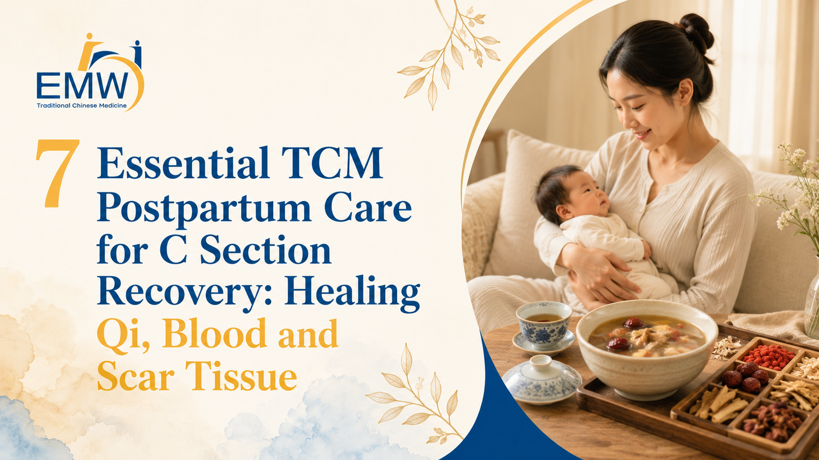 7 Essential TCM Postpartum Care for C Section Recovery: Healing Qi, Blood and Scar Tissue 1 7 Essential TCM Postpartum Care for C Section Recovery Healing Qi, Blood and Scar Tissue