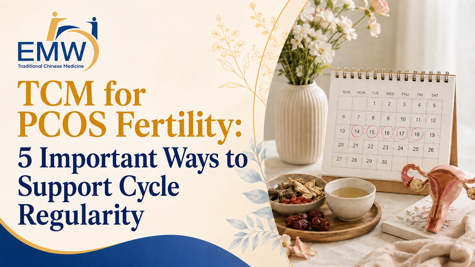 TCM for PCOS Fertility 5 Important Ways to Support Cycle Regularity
