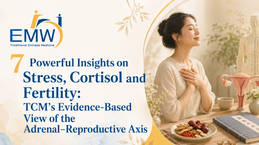 7 Powerful Insights on Stress, Cortisol and Fertility: TCM’s Evidence-Based View of the Adrenal–Reproductive Axis 2 7 Powerful Insights on Stress, Cortisol and Fertility: TCM’s Evidence-Based View of the Adrenal–Reproductive Axis