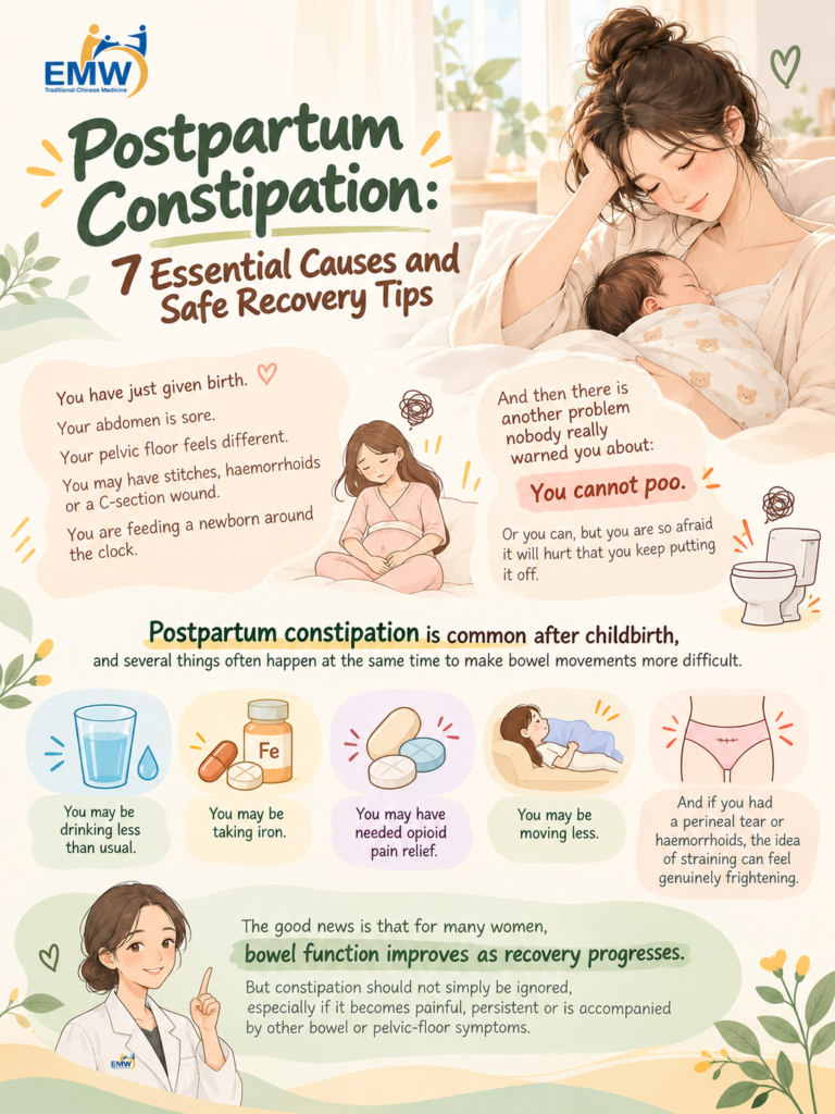 postpartum constipation