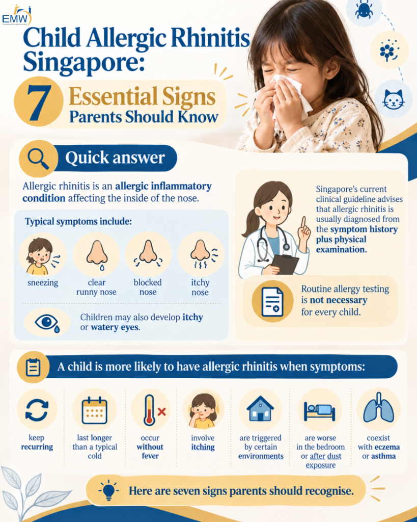 Child Allergic Rhinitis Singapore
