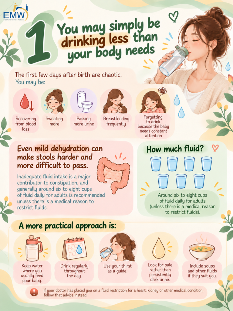 postpartum constipation