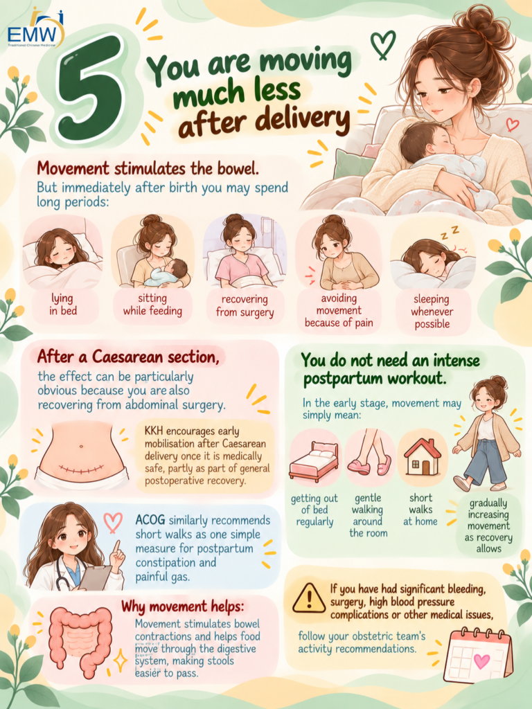 postpartum constipation