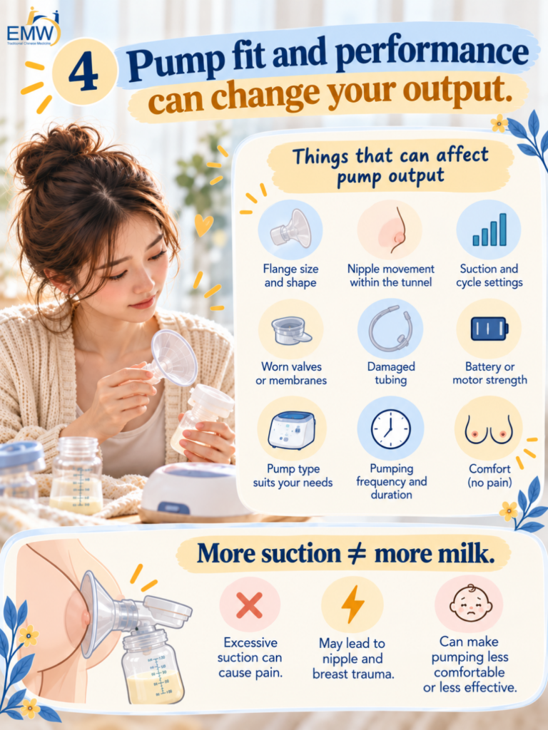 pumping output vs milk supply