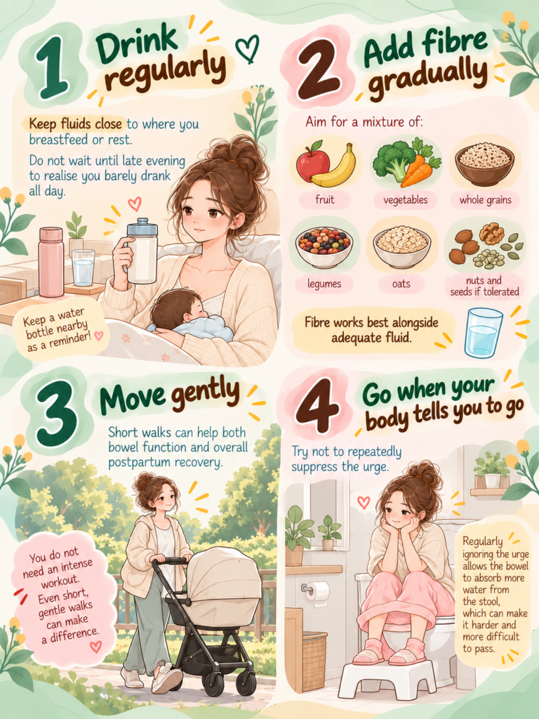 postpartum constipation