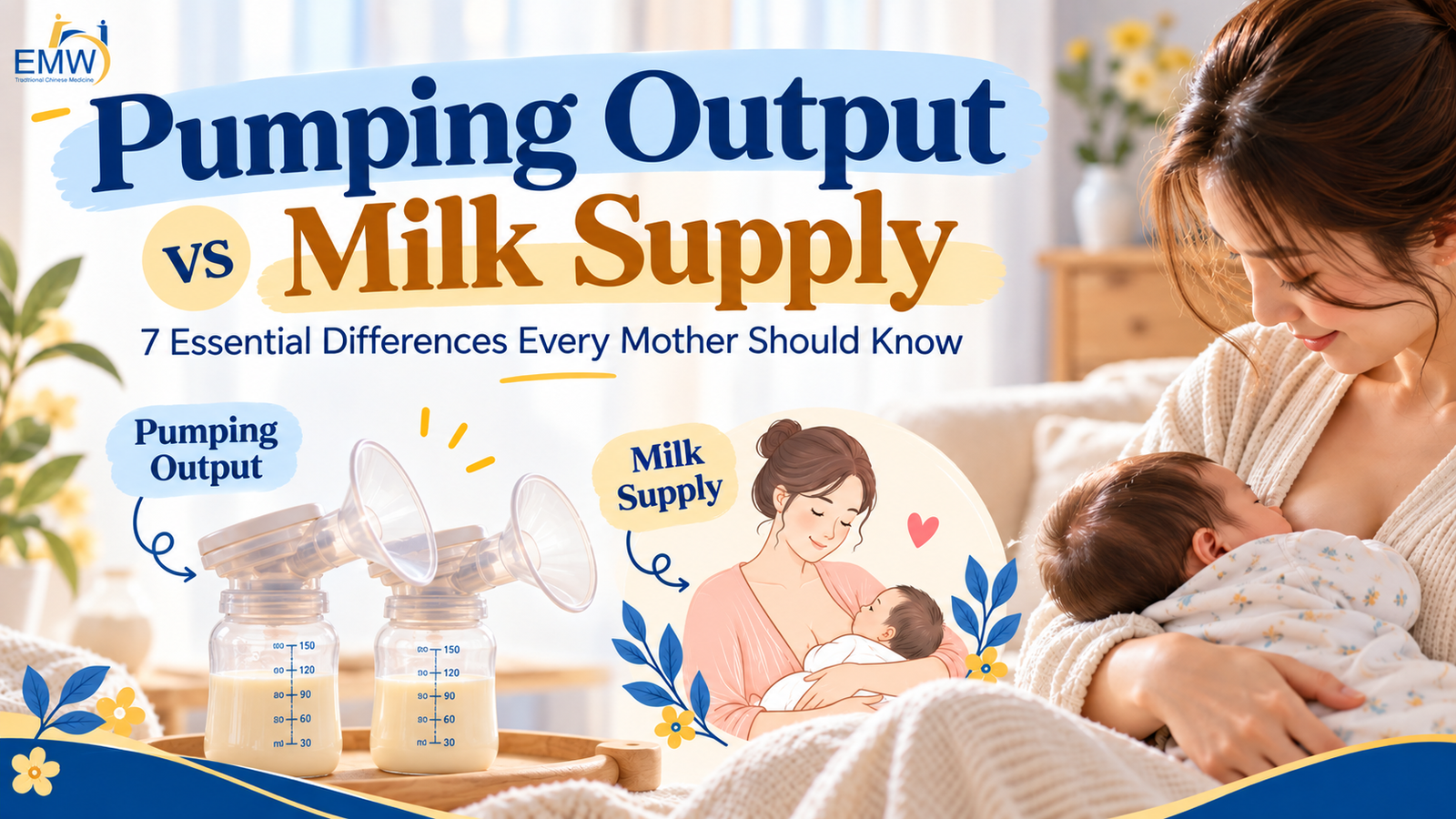 pumping output vs milk supply